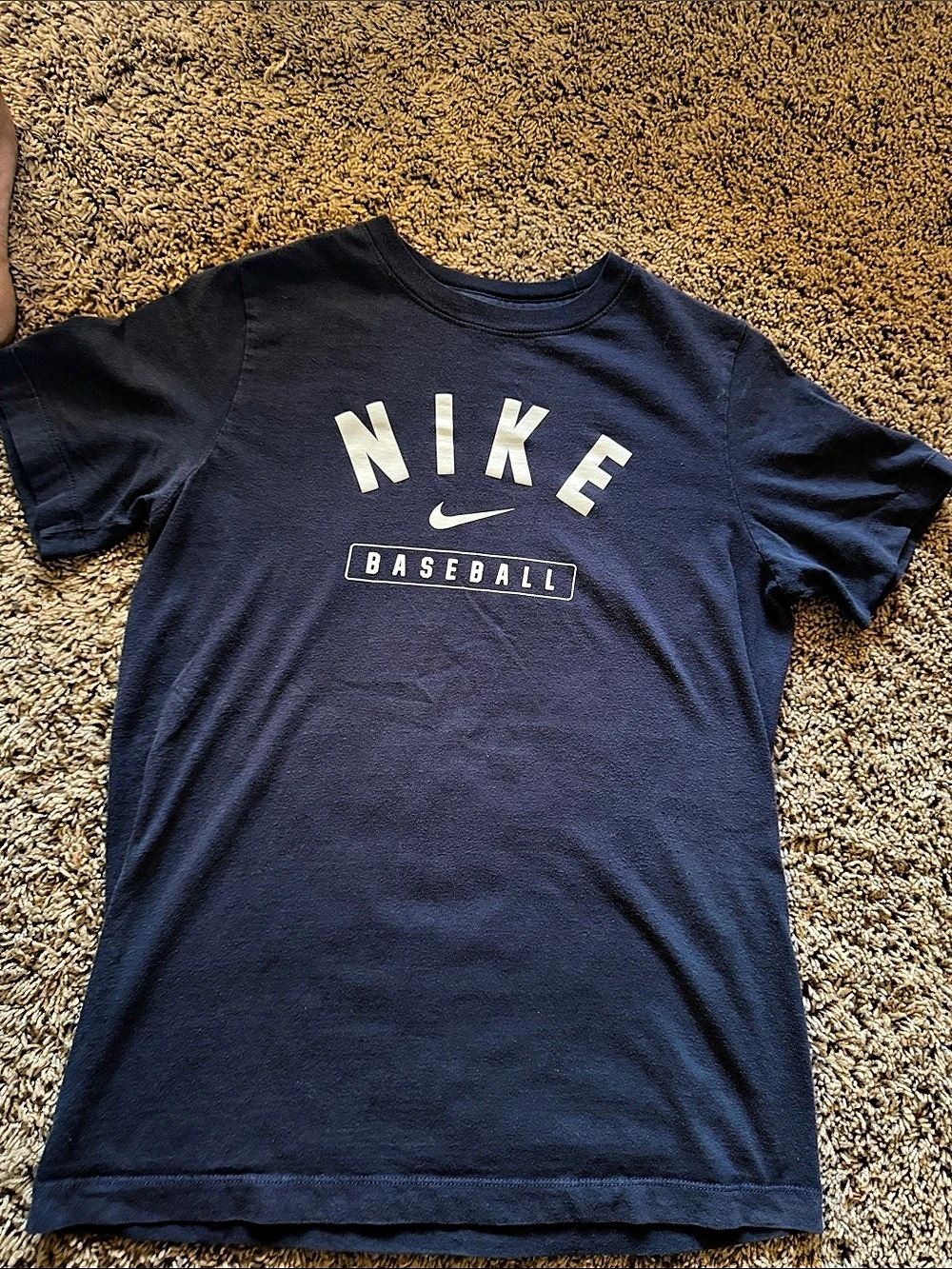 Nike Baseball The Nike Tee Baseball Tee Boys Lg Navy Blue